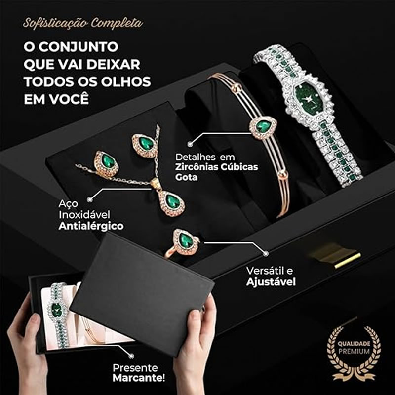 Conjunto Feminino de Luxo Pretty Lovely 3 Conjunto Feminino de Luxo Pretty Lovely - Imagem 3