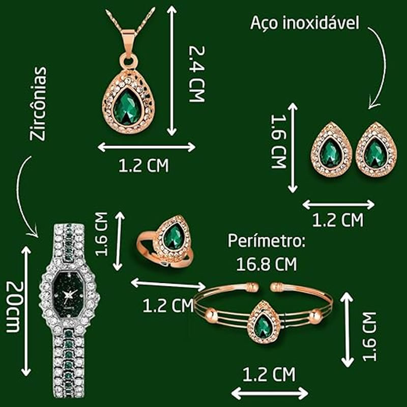 Conjunto Feminino de Luxo Pretty Lovely 4 Conjunto Feminino de Luxo Pretty Lovely - Imagem 4