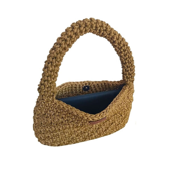 Bolsa de Crochê em fio náutico - Imagem 3
