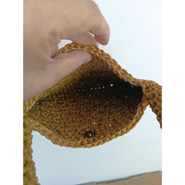 Bolsa de Crochê em fio náutico - Imagem 4