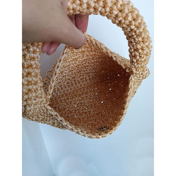 Bolsa de Crochê em fio náutico - Imagem 3
