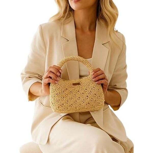 Bolsa de Crochê em fio náutico - Imagem 4