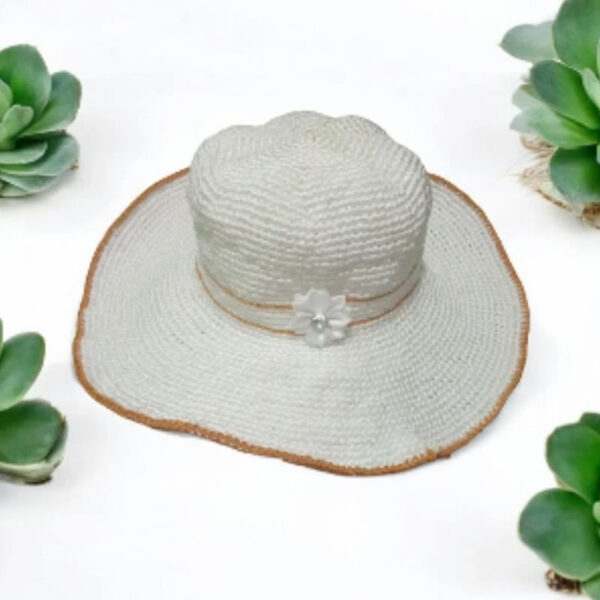Chapéu de Crochê moda Praia - Imagem 5