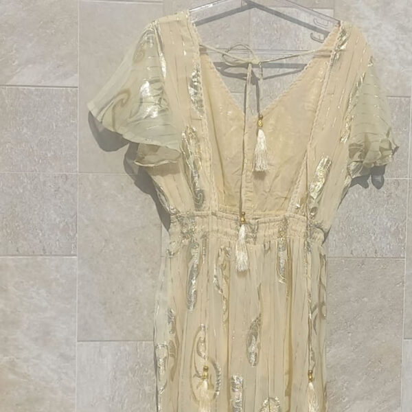 Vestido Indiano Amarelo - Imagem 6