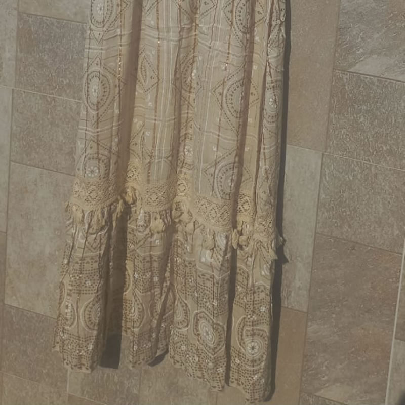 Vestido Indiano Creme 6 Vestido Indiano Creme - Imagem 6