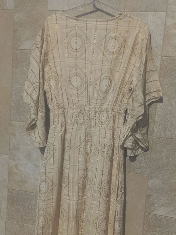 Vestido Indiano Creme 8 Vestido Indiano Creme - Imagem 8