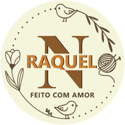 logotipo crochê e bijuteria